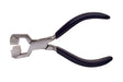 5-1/4" nylon jaw bracelet bending pliers with soft nylon jaws and black handles for scratch-free bracelet shaping