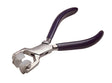 5-3/4 inch nylon jaw ring bending pliers with scratch-free replaceable jaws for jewelry making