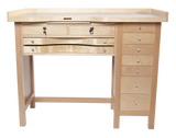 9 Drawer Mastercraft Jewelers Bench With GRS-Ready Countertop Made In USA