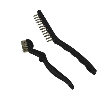 Pack of 2 Steel Bristle Brushes