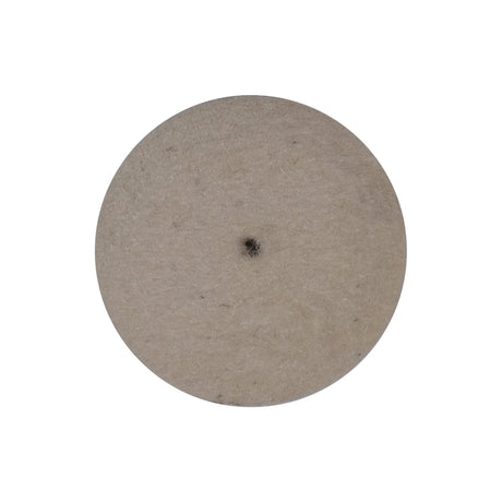 Knife Edge Felt Wheel polishing and finishing tool with dense felt surface and central mounting hole