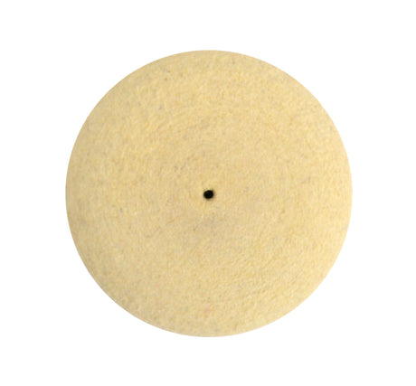 2" x 2" Knife Edge Felt Wheel w/ Pinhole Center