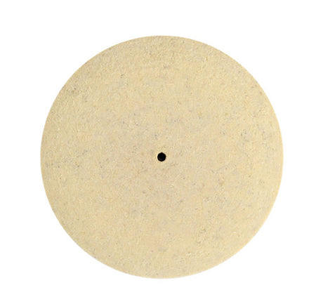 3" Knife Edge Felt Wheel w/ Pinhole Center