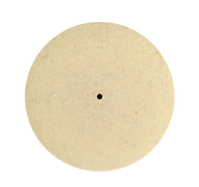 3" Knife Edge Felt Wheel w/ Pinhole Center