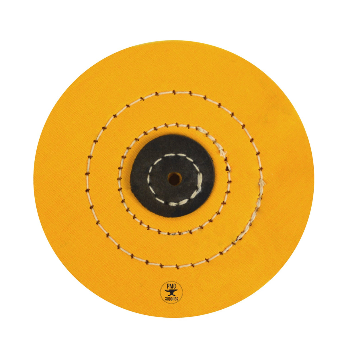 Stitched Yellow Muslin Buff - High-Quality 5