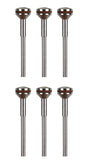 6/Pk of 1/16" Polishing Mandrels with 3/32" Shanks