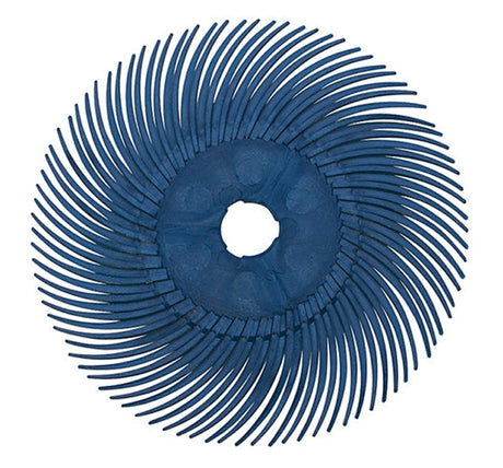 Blue 3M Micron Radial Disc - 3", 400 Grit