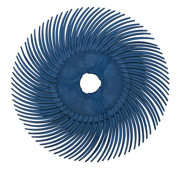 Blue 3M Micron Radial Disc - 3", 400 Grit