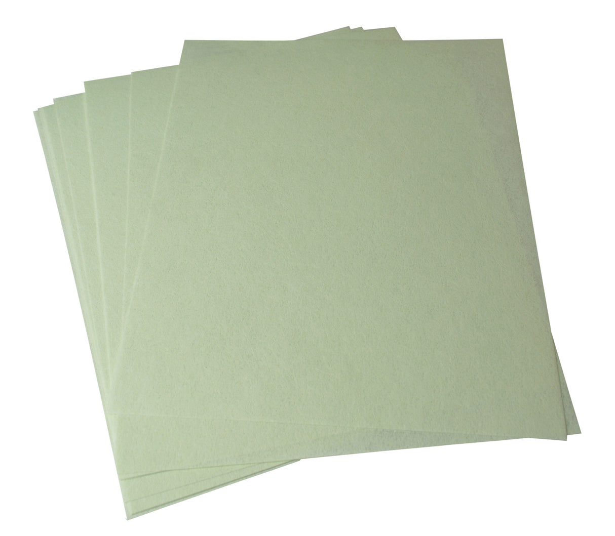 10/Pk 3M Light Green Wet or Dry Tri-M-Ite Polishing Papers 1 Micron 8000 Grit