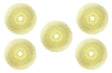 5 Pack of 3" Yellow Radial Discs - 80 Grit