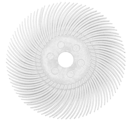 White 3M Micron Radial Disc - 3", 120 Grit