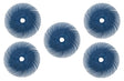 5 Pack of 3" Blue Radial Discs - 400 Grit