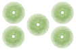 5 Pack of 3" Light Green 1 Micron Radial Discs