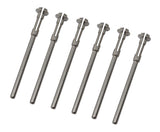 6 Pack of 3/32" Steel Mandrels for Moore Snap-On Discs by PMC Supplies
