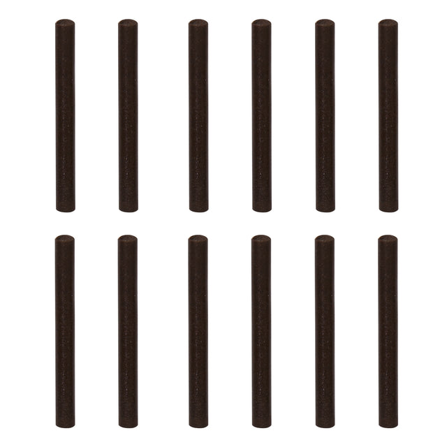 12/Pk Eve 3 MM C/Coarse Synthetic Rubber Polishing Pins - BROWN