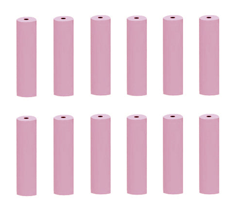 Silicon Polishers Unmounted - Extra Fine (Pink) Cylinder, Pk/12