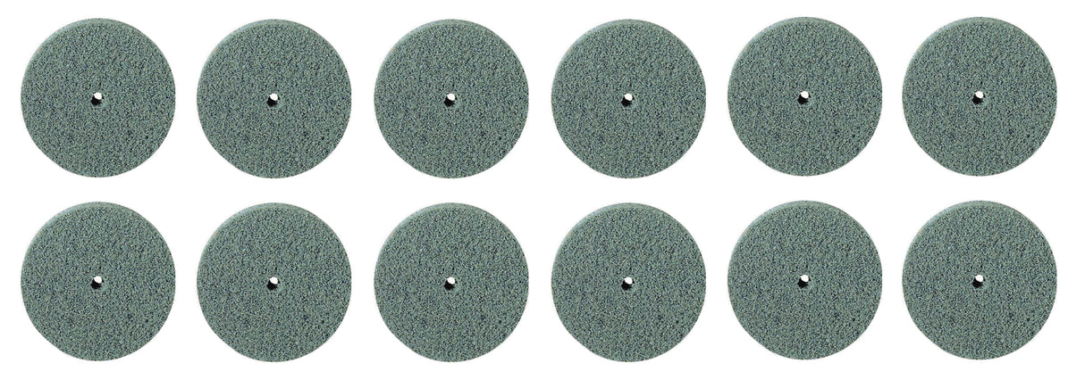 Pack of 12 Medium Airflex Wheels, 7/8" x 1/8"  