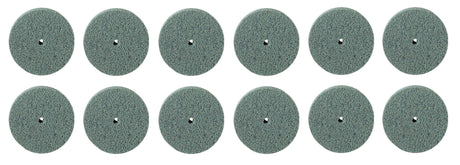 Pack of 12 Medium Airflex Wheels, 7/8" x 1/8"  