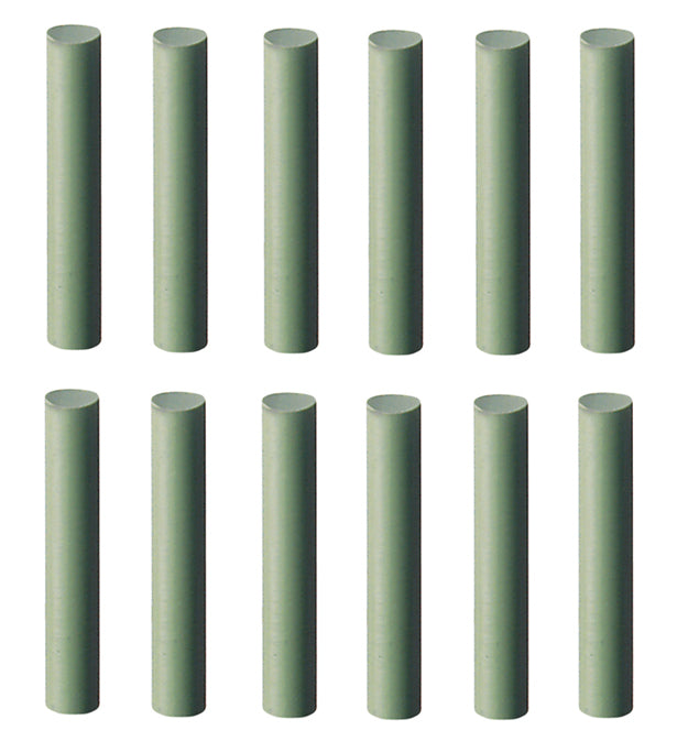 12/Pk 2 MM Extra Fine Polishing Pins -  Green