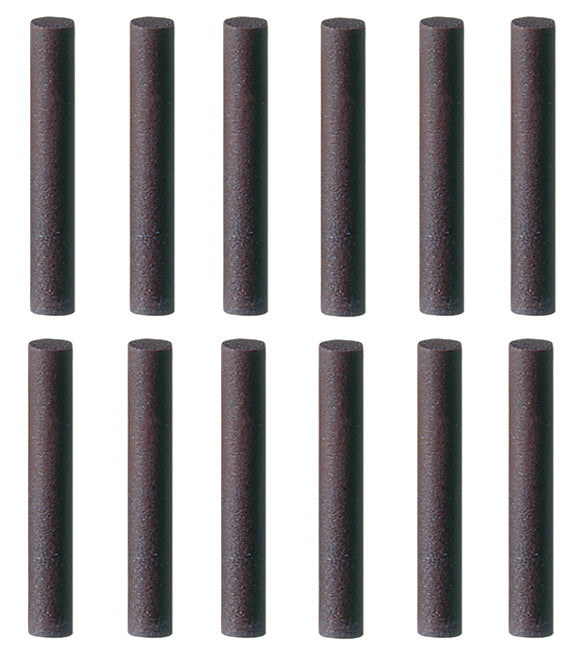 12/Pk 3 MM Fine Polishing Pins - Brown