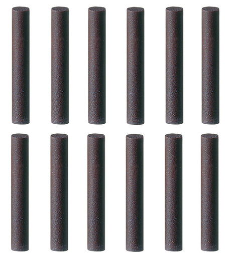 12/Pk 3 MM Fine Polishing Pins - Brown