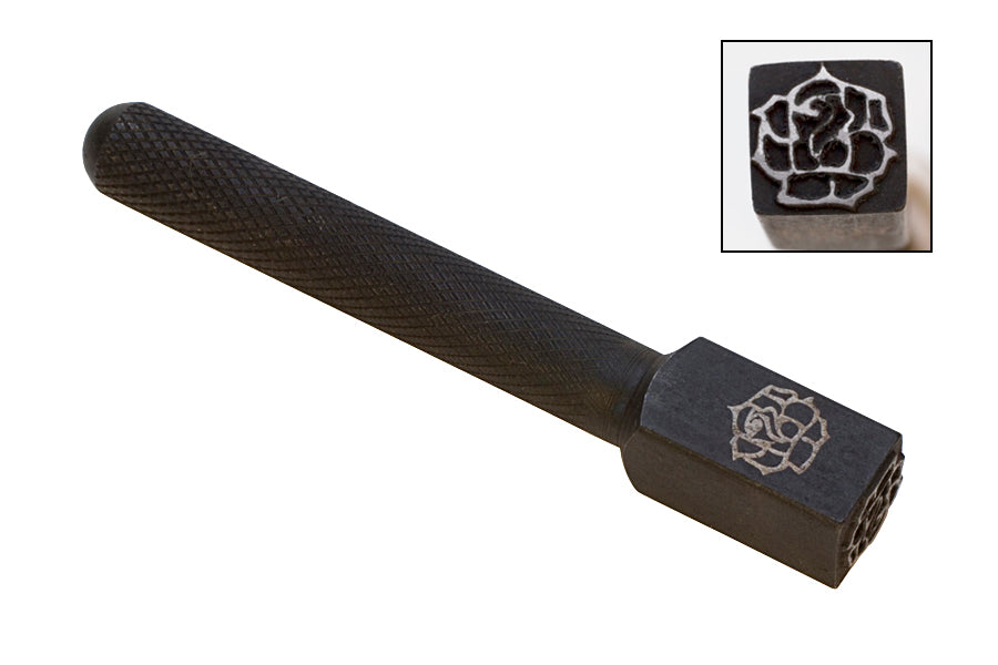 10 MM Rose Flower Elite Jumbo Design Stamp