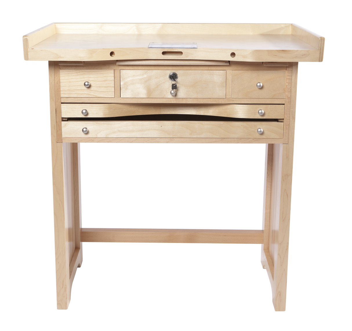 3 Drawer MasterCraft Jewelers Bench With GRS-Ready Countertop Made In USA