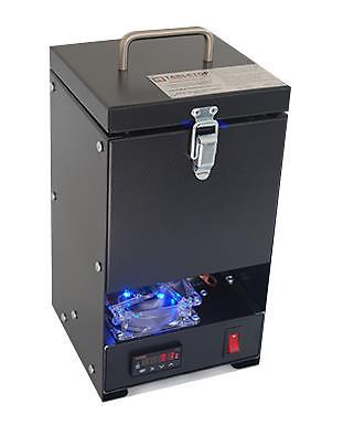 Compact tabletop electric melting furnace with digital control, heats up to 2200°F, ideal for silver and copper melting in jewelry casting and metalworking.