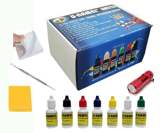 U-NAMEL starter kit, 7 colors + LED Deluxe Professional