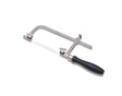 3-inch German-style sawframe with high carbon steel frame and black hardwood handle for precision cutting