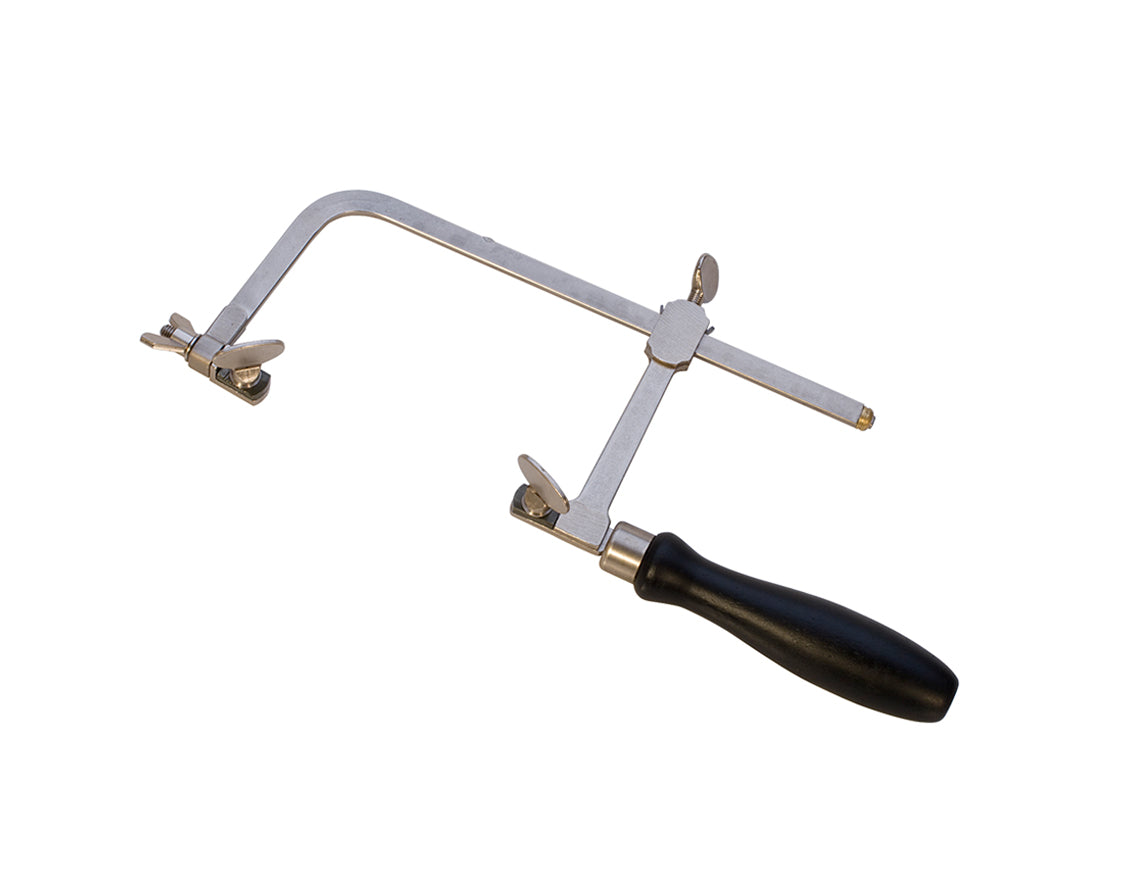 3-inch German-style sawframe with tension screw and hardwood handle for precise cuts