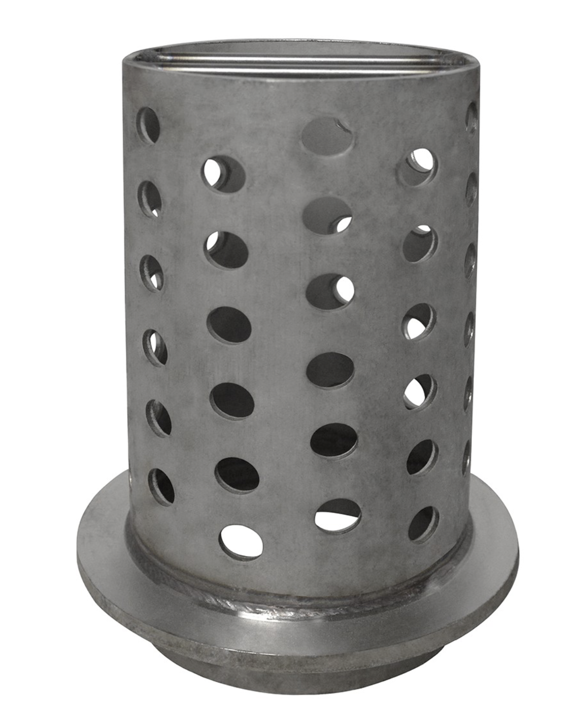 4" x 6" Perforated Stainless Steel Flask by PMC Supplies
