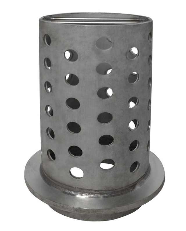 4" x 6" Perforated Stainless Steel Flask by PMC Supplies