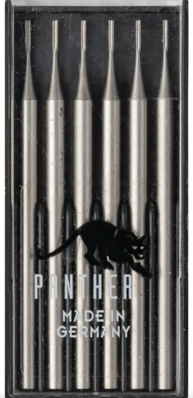 6/Pk Panther�� .60 mm Cross-Cut Cylinder Burs