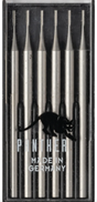 6/Pk Panther™ 1.4 mm Cross-Cut Cylinder Fig 21 Burs by PMC Supplies