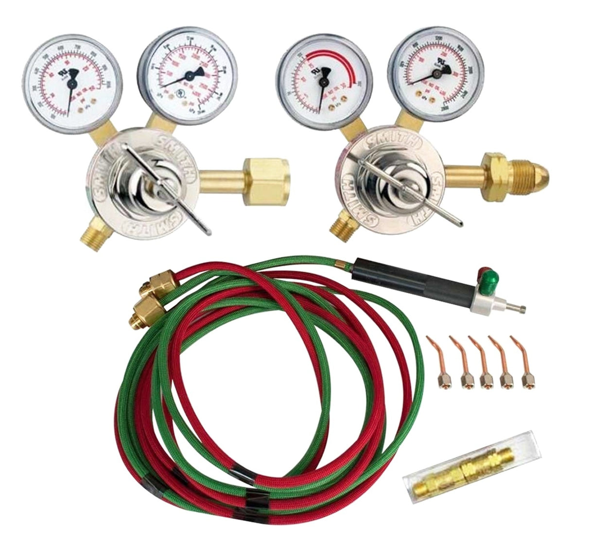 Smith™ Little Torch™ Kit Tips #3-7 Regulator Tanks Model Acetylene or Propane Set 23-1003P by PMC Supplies