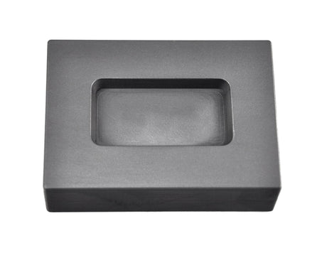 3 Troy Ounce Silver Rectangular Graphite Ingot Mold