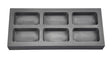 5 Troy Ounce Multi Cavity Silver Rectangular Graphite Ingot Mold