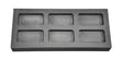 1 Troy Ounce Multi Cavity Silver Rectangular Graphite Ingot Mold