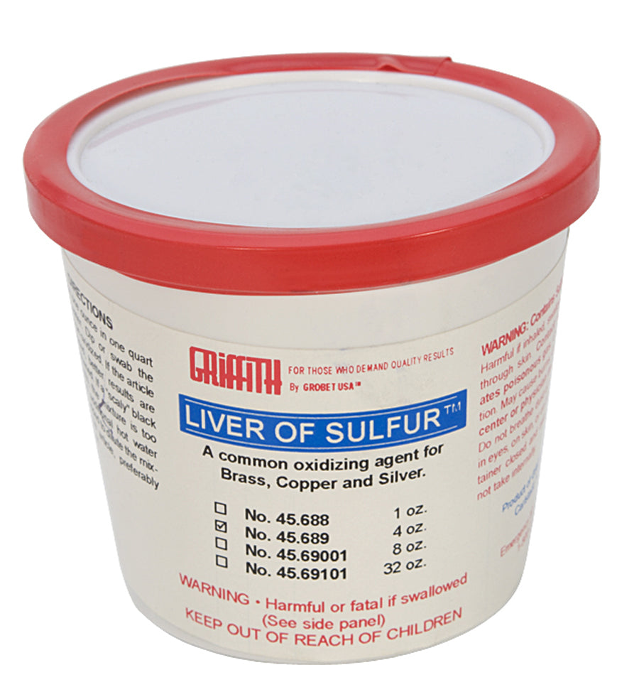 40z Powder Griffith Liver of Sulfur 4 Oz Powder for Silver – PMC Supplies