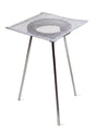 9-inch tripod stand with mesh screen for wax pot warming over alcohol lamp or Bunsen burner