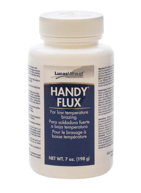 Handy Flux - 7 Oz Jar with Brush General Purpose Jewelry Making Metal Brazing Soldering Flux