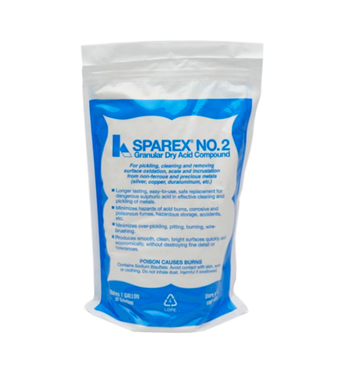 2-1/2 Lbs No 2. Sparex�� Granular Dry Acid Compound