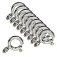 10/Pk 7 MM Spring Ring Open Ring Sterling Silver by PMC Supplies