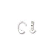 100/PK 3MM BEADTIP .038MM Hole Sterling Silver