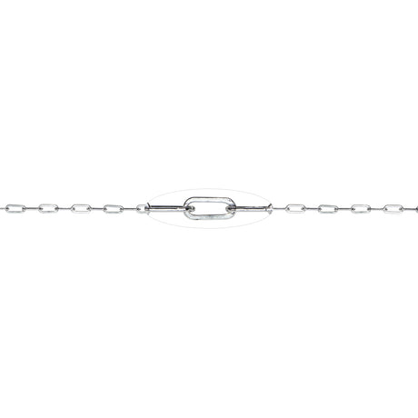 Chain 2.5 MM Drawn Cable Sterling Silver - Sold Per Foot by PMC Supplies