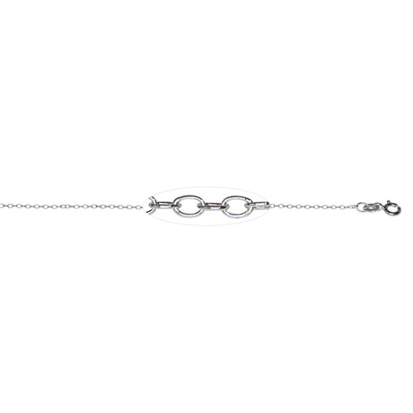 18" Necklace Flat Cable Sterling Silver 1.6 MM (.94 GM) - Sold Per Piece by PMC Supplies