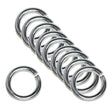10/Pk of 8 MM 16 Gauge Sterling Silver JumpLocks JumpRings by PMC Supplies