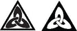 MED TRIANGLE BLOCK-CELTIC medical training tool for geometric demonstration and alignment teaching
