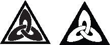 MED TRIANGLE BLOCK-CELTIC medical training tool for geometric demonstration and alignment teaching